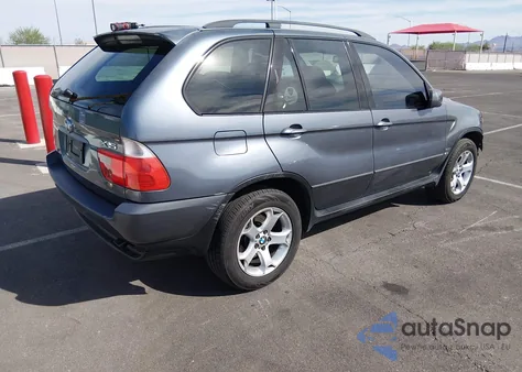 2003 BMW X5 3.0I z USA, uszkodzony, nr VIN 5UXFA53573LW26674